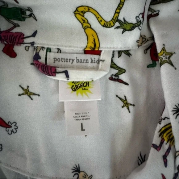 Pottery Barn Kids Grinch Pajama set - Picture 4 of 4